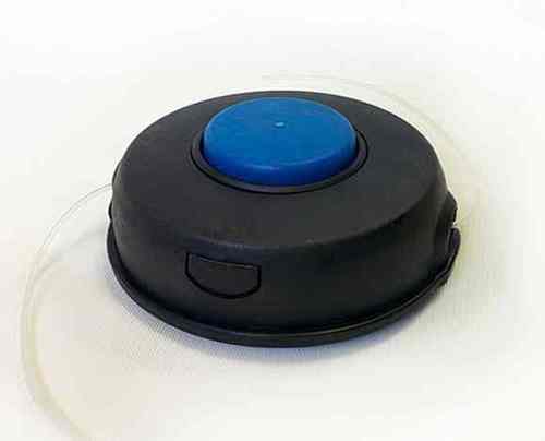Головка для триммера 160058(М10*1,25 левая,синяя кнопка)