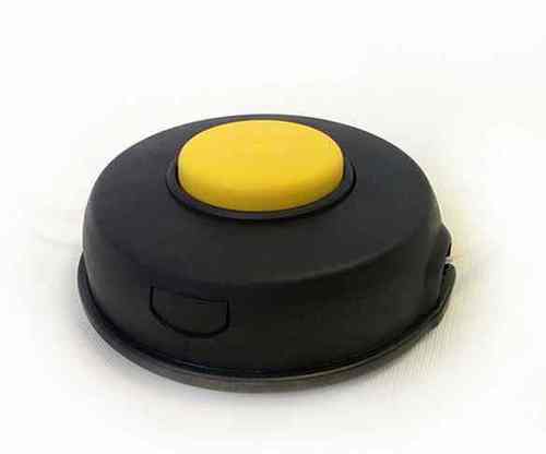 Головка для триммера 160059 (M10*1.25 левая,желтая кнопка)
